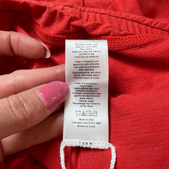 Lunya Cool Short Red Cotton Blend Lounge Sleep Shorts XL New In Packaging - Picture 9 of 12